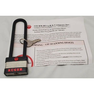 Ruger Factory Gun Lock 5050 5" x 50mm w/2 Keys NEW!